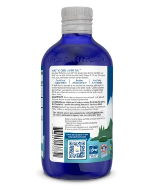 Arctic Cod Liver Oil, unflavored, 8 fl oz