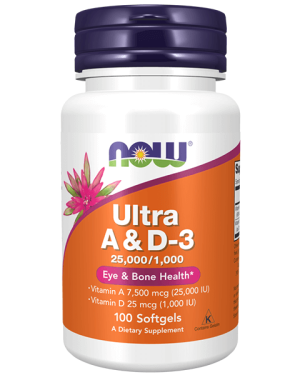 Ultra A & D-3 25,000/1,000 100Softgels