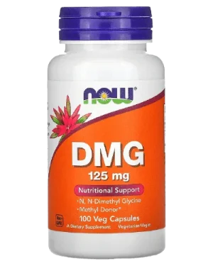 NOW Foods, DMG, 125 mg, 100 Veg Capsules