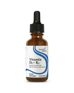 Seeking Health Vitamin D3 + K2 Drops