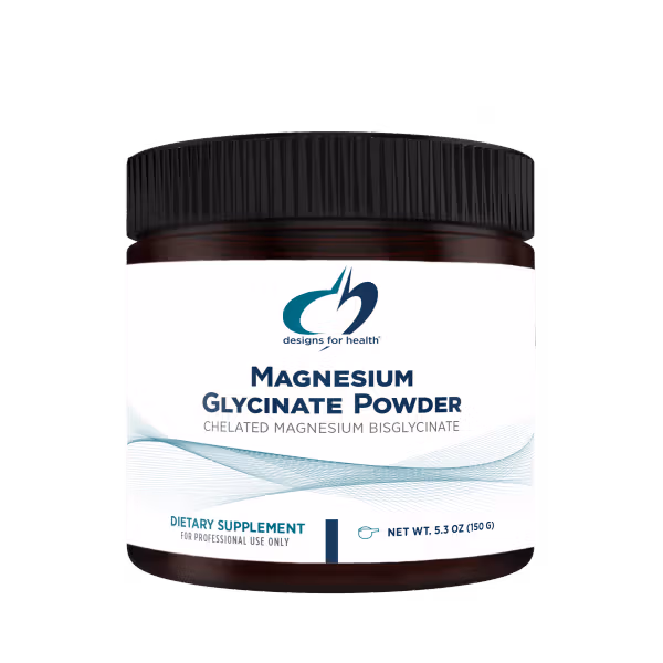 Designs for Health Magnesium Glycinate Powder 150 g (5.3 oz) powder