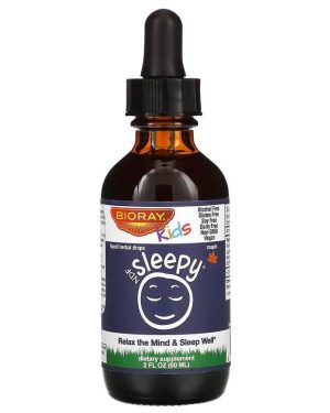 Bioray, Kids, NDF Sleepy, Relax The Mind & Sleep Well, Maple, 2 fl oz (60 ml)